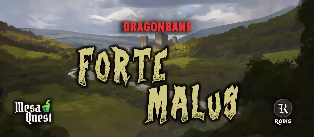 Banner da mesa de RPG: O Forte Malus - Dragonbane