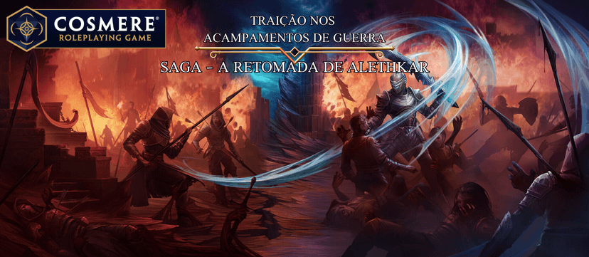 Banner da mesa de RPG: Traição nos Acampamentos de Guerra