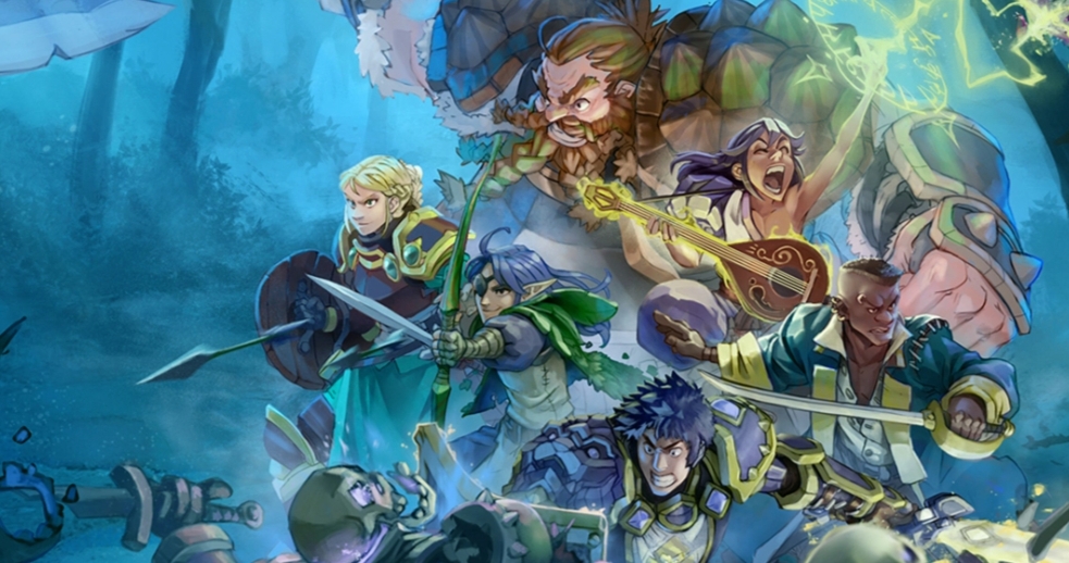 Banner da mesa de RPG: Crônicas da Tormenta - O Disco dos Três