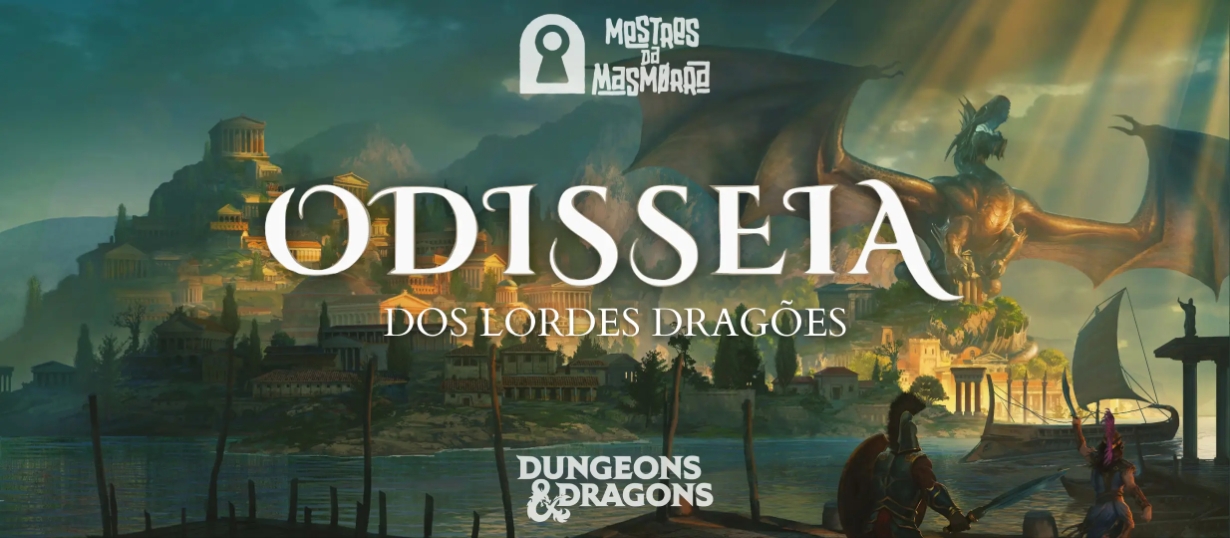 Banner da mesa de RPG: Odisséia dos Lordes Dragões
