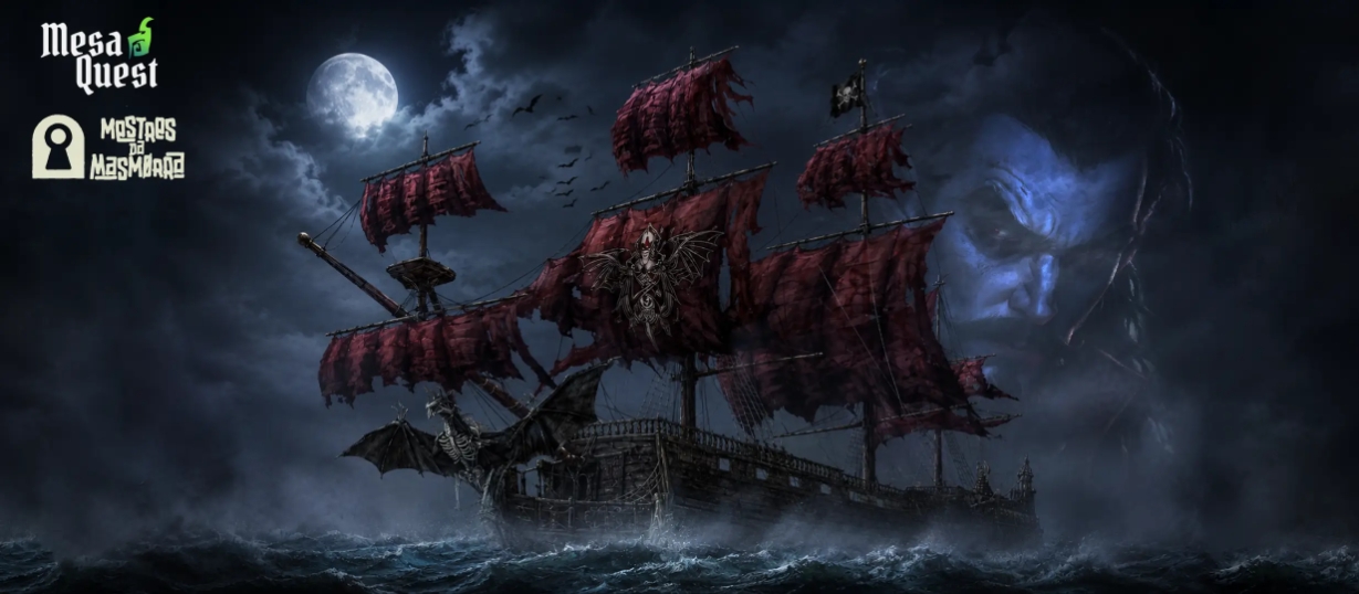Banner da mesa de RPG: Curse of Strahd - Mar de Sombras