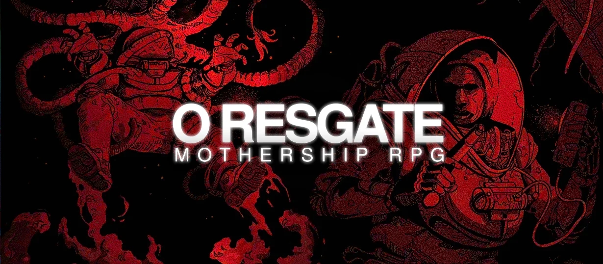 Banner da mesa de RPG: O Resgate