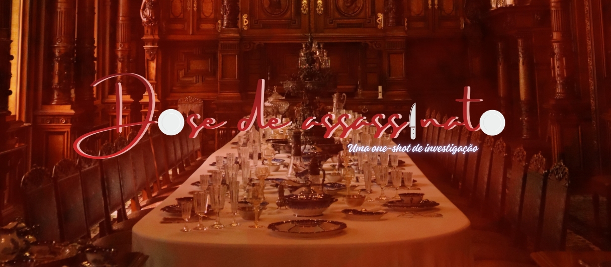 Banner da mesa de RPG: Dose de assassinato