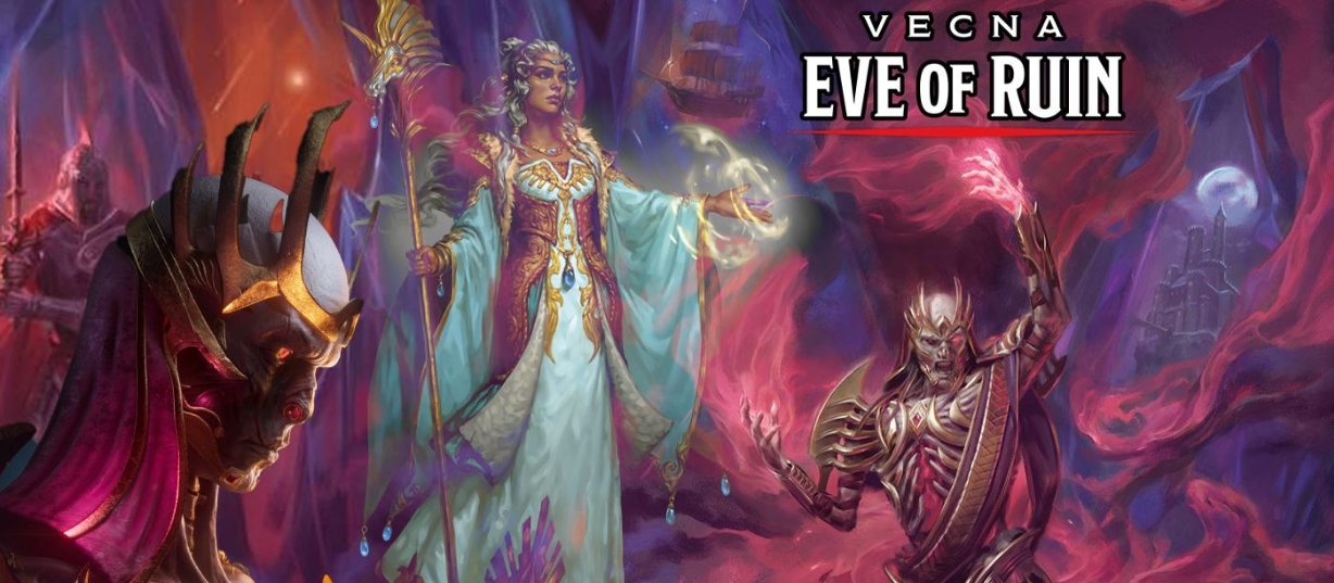 Banner da mesa de RPG: Vecna: Eve of ruin