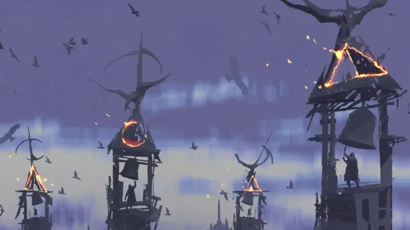 Banner da mesa de RPG: Aprendendo The Witcher: Pandemônio