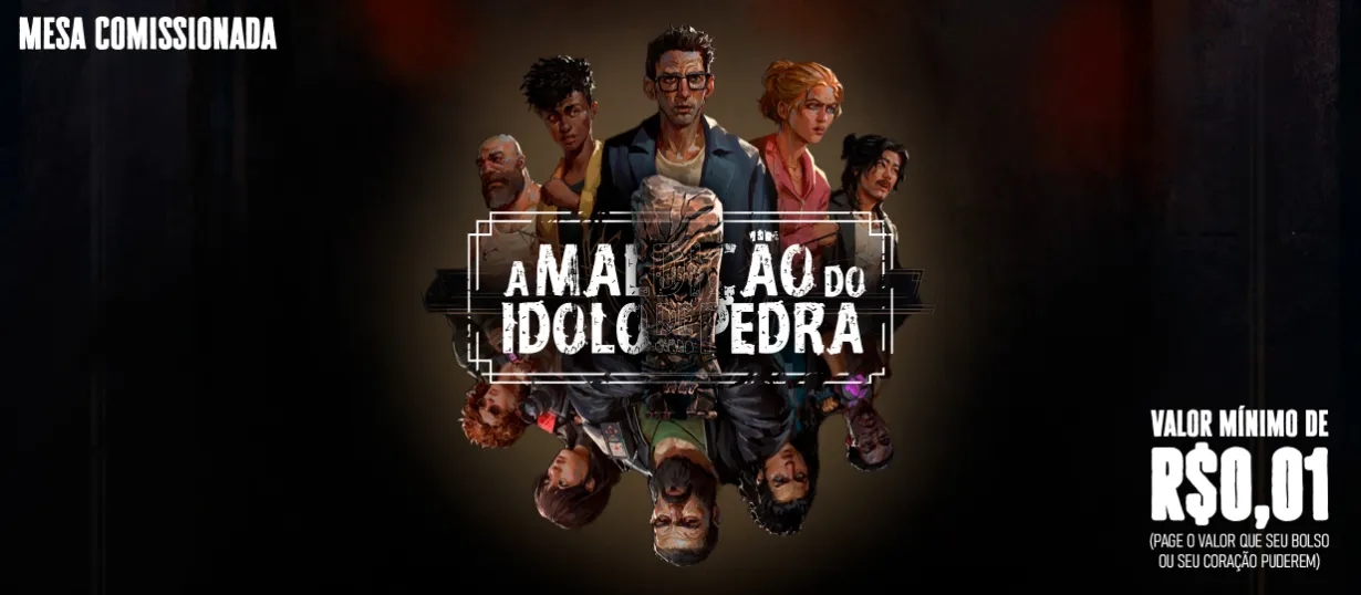 A Maldição do Ídolo de Pedra - ATO 1 e 2 (entre em contato via whatsapp)
