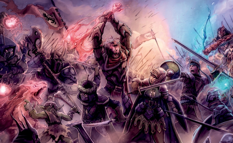 Banner da mesa de RPG: Guerra Artoniana
