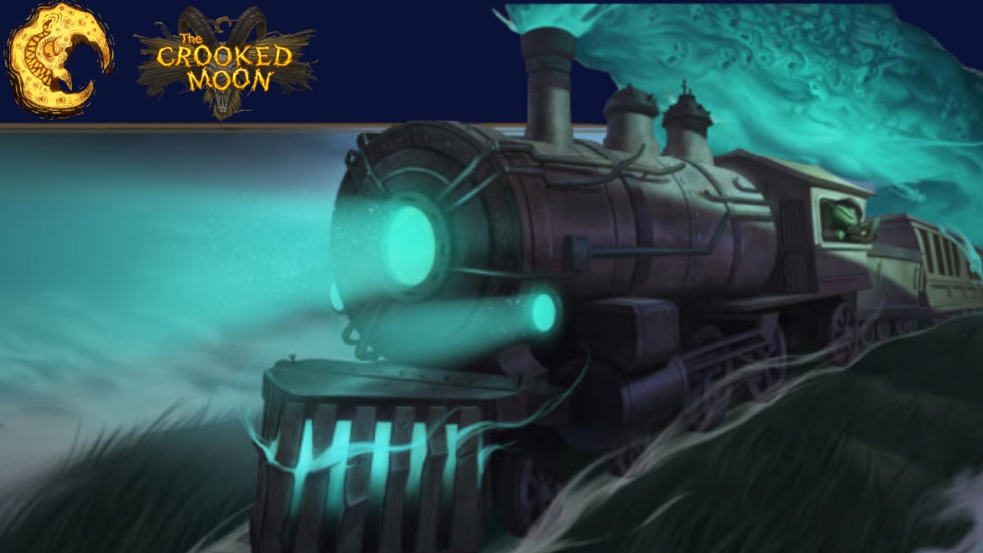 Banner da mesa de RPG: The Croocked Moon - A Lua Torta D&D 2024