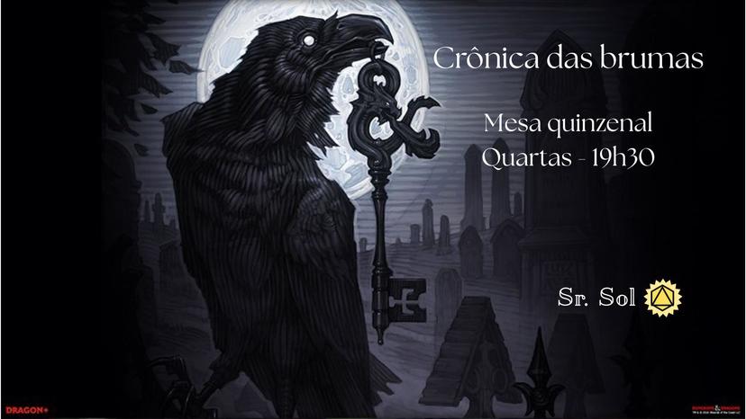 Banner da mesa de RPG: Crônica das Brumas - A Maldição de Strahd teatro da mente
