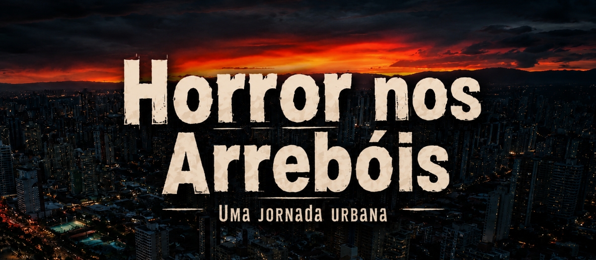 Banner da mesa de RPG: Horror nos Arrebóis