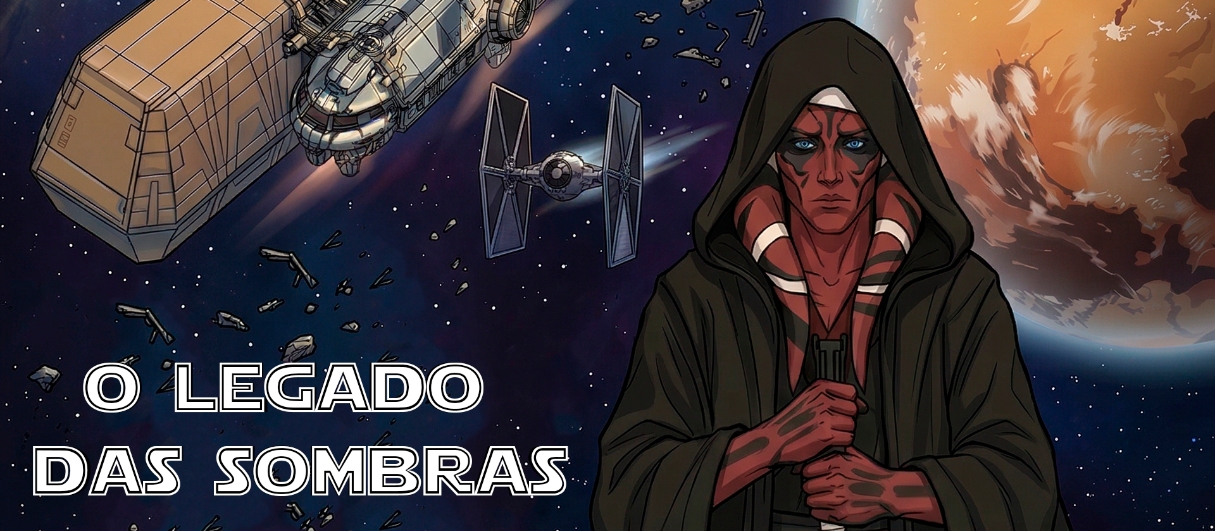 Banner da mesa de RPG: O Legado das Sombras