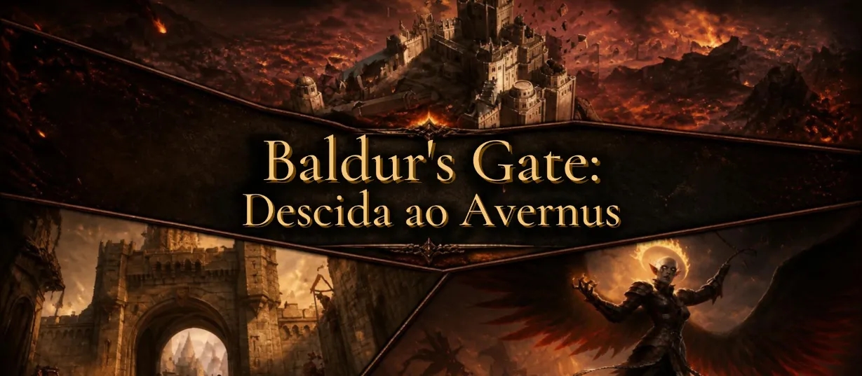 Banner da mesa de RPG: Baldur's Gate: Descida ao Avernus