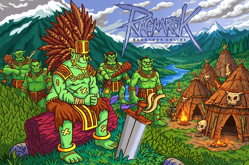 Banner da mesa de RPG: O Falso Orc Herói