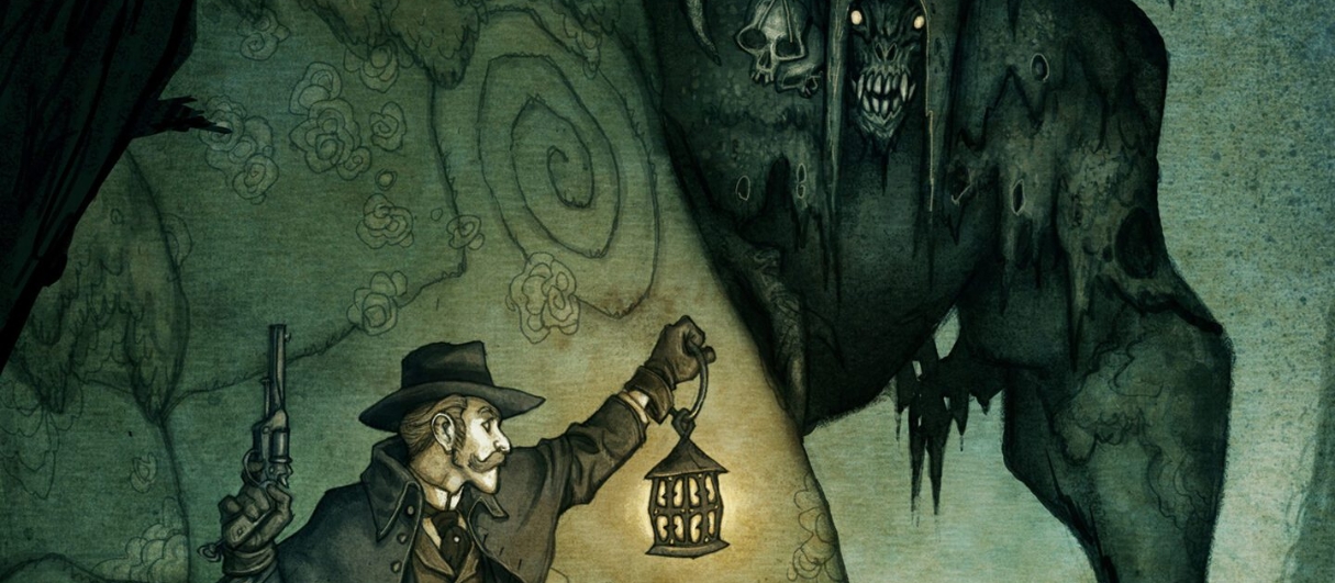 Banner da mesa de RPG: A Sociedade
