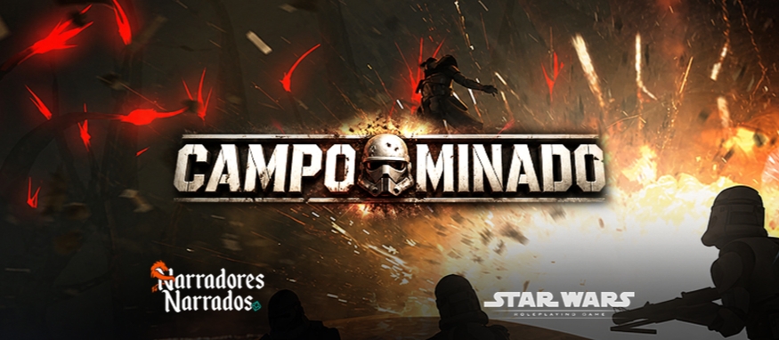 Banner da mesa de RPG: Campo Minado
