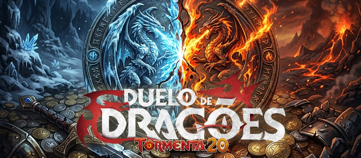 Banner da mesa de RPG: Tormenta20: Duelo de Dragões – Campanha Geral