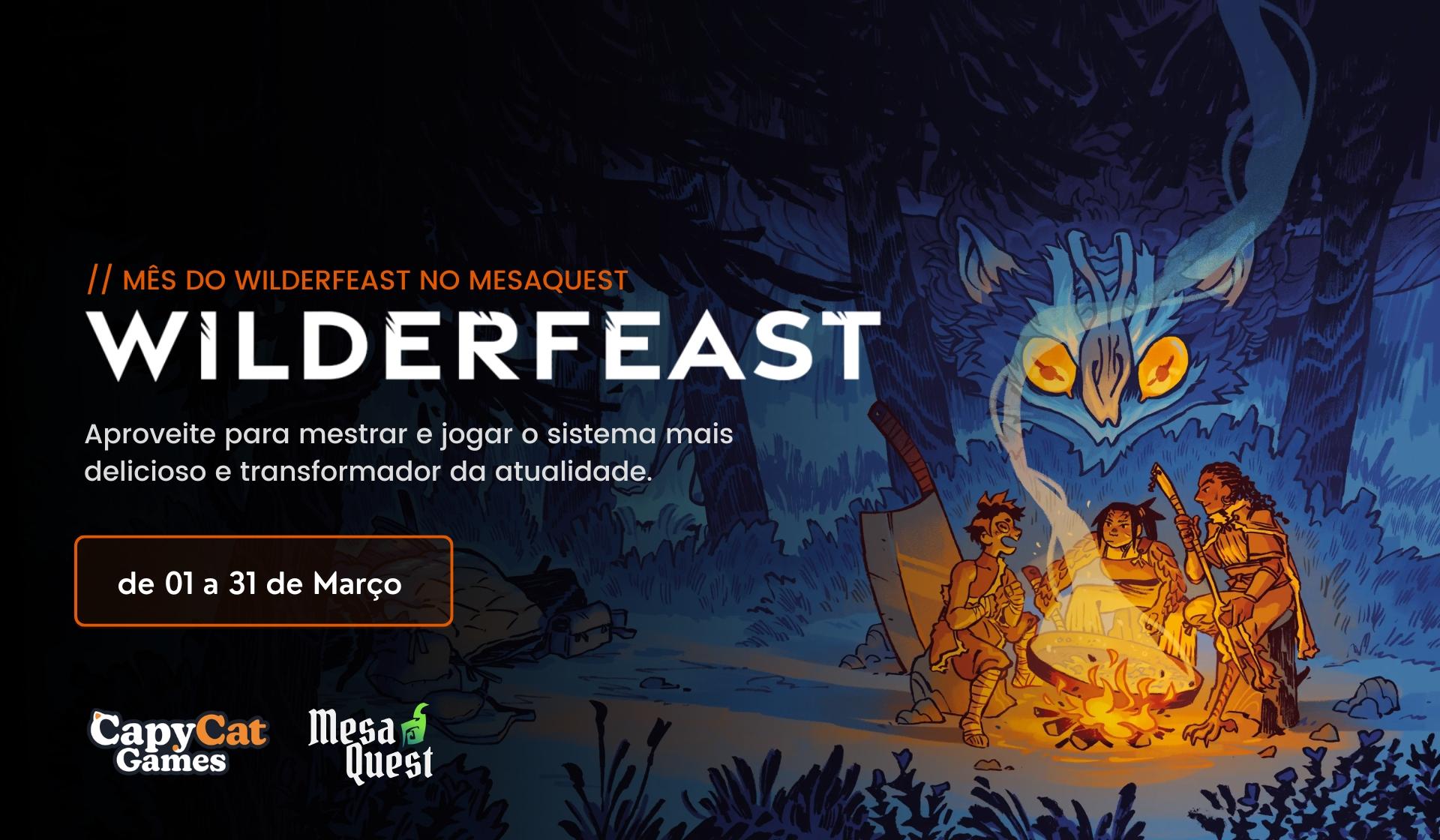 O banquete chegou: Wilderfeast RPG