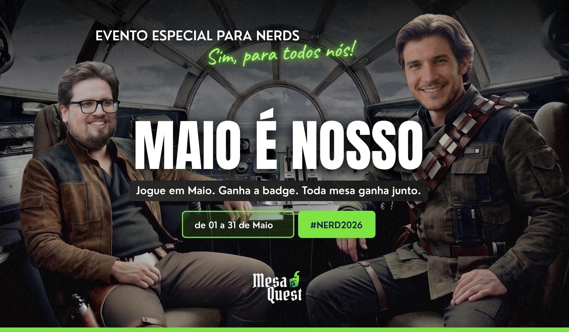 Maio é nosso!