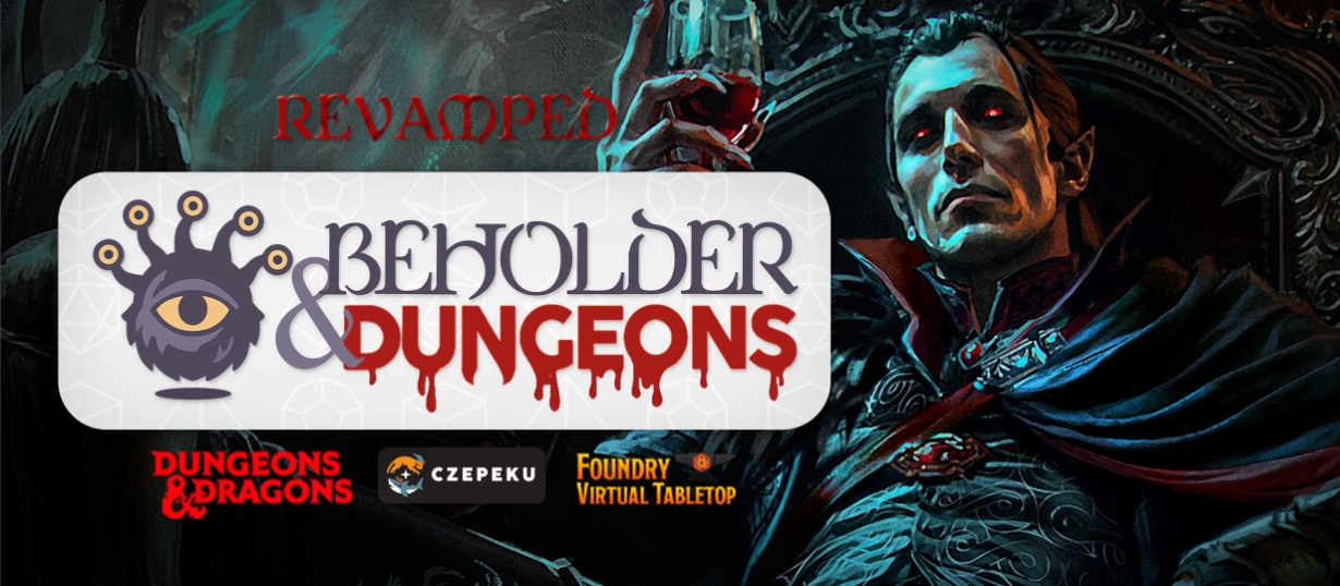 Banner da mesa de RPG: Curse of Strahd: Revamped
