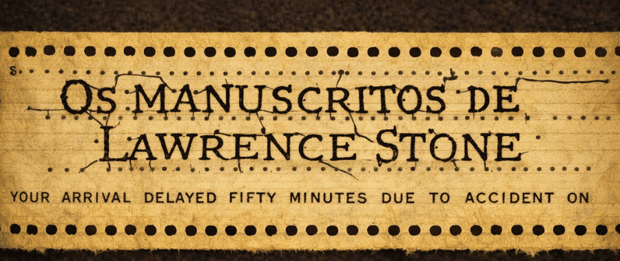 Os Manuscritos de Lawrence Stone