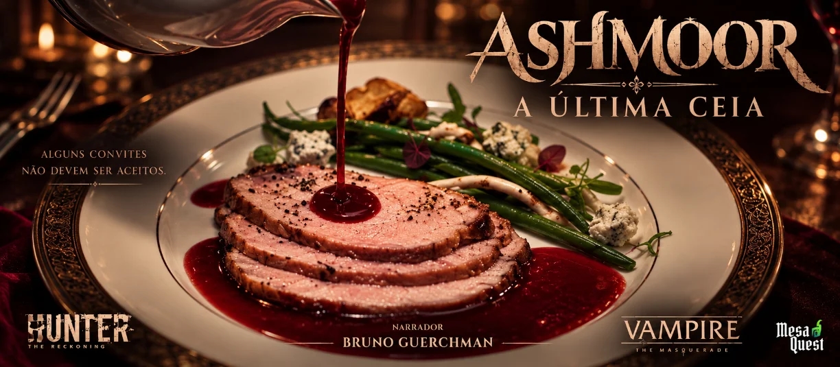 Banner da mesa de RPG: Ashmoor: A Última ceia