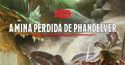 Banner da mesa de RPG: A Mina Perdida de Phandelver - Iniciantes