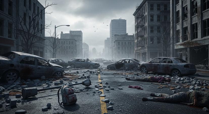 Banner da mesa de RPG: Os Últimos de Nós